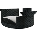  Crown Mark Voltare 5212BK-Q Queen Bed with Fireplace & TV Lift - Black IMAGE 2