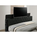  Size_Queen -- Josephine 5213BK-Q Queen Bed with TV Lift IMAGE 7