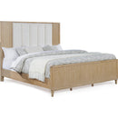  Size_Queen -- Kara B1450-Q Queen Bed - Cerused Natural IMAGE 1