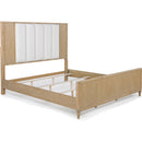  Size_Queen -- Kara B1450-Q Queen Bed - Cerused Natural IMAGE 2