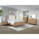  Size_Queen -- Kara B1450-Q Queen Bed - Cerused Natural IMAGE 3