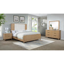  Size_Queen -- Kara B1450-Q Queen Bed - Cerused Natural IMAGE 4