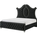 Size_Queen -- Cameo B2180-Q Queen Bed - Black IMAGE 1