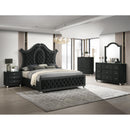  Size_Queen -- Cameo B2180-Q Queen Bed - Black IMAGE 3