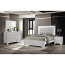  Size_Queen -- Lyssa B4312-Q Queen Bed with LED - Oat/Frost IMAGE 4