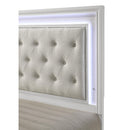  Size_Twin -- Lyssa B4312-T Twin Bed with LED - Oat/Frost IMAGE 5