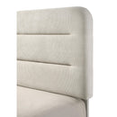  Size_Queen -- Nyomi B4900-Q Queen Bed - White IMAGE 4
