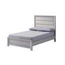  Size_Twin -- Adelaide B6712-T Twin Upholstered Bed - Driftwood IMAGE 1