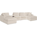  Manufacturer Color_Oyster -- Modmax 92103S70 5 Piece Sectional with Audio Console IMAGE 1