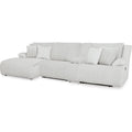  Manufacturer Color_Alloy -- Top Tier 92706S12 4 pc Reclining Sectional with Chaise IMAGE 1