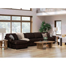  Manufacturer Color_Chocolate -- Midnight-Madness 98104S10 3 pc Sectional with Chaise IMAGE 1
