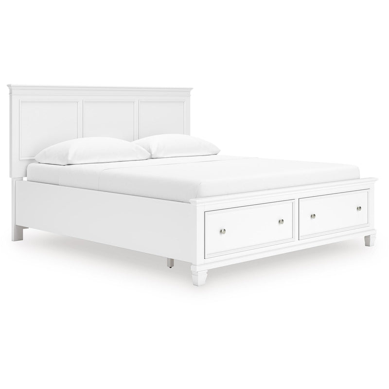  Size_King -- Fortman B680B22 King Panel Storage Bed IMAGE 1