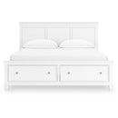  Size_California King -- Fortman B680B23 California King Panel Storage Bed IMAGE 3