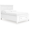  Size_Full -- Fortman B680B25 Full Panel Storage Bed IMAGE 1