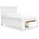  Size_Full -- Fortman B680B25 Full Panel Storage Bed IMAGE 2
