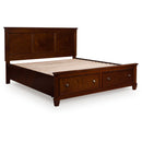  Size_California King -- Danabrin B685B19 California King Panel Storage Bed IMAGE 1