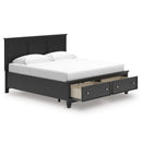  Size_King -- Lanolee B687B19 King Panel Storage Bed IMAGE 2