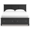  Size_King -- Lanolee B687B19 King Panel Storage Bed IMAGE 3