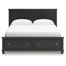  Size_California King -- Lanolee B687B20 California King Panel Storage Bed IMAGE 3
