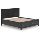  Size_California King -- Lanolee B687B20 California King Panel Storage Bed IMAGE 6