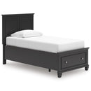  Size_Twin -- Lanolee B687B21 Twin Panel Storage Bed IMAGE 1