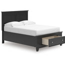  Size_Full -- Lanolee B687B22 Full Panel Storage Bed IMAGE 2