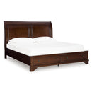  Size_King -- Trellington B716B2 King Sleigh Storage Bed IMAGE 1