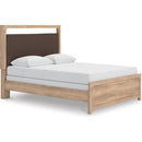  Size_Queen -- Kinlanni PCB1360B4 Queen Upholstered Panel Bed IMAGE 1