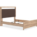  Size_Queen -- Kinlanni PCB1360B4 Queen Upholstered Panel Bed IMAGE 2