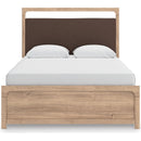  Size_Queen -- Kinlanni PCB1360B4 Queen Upholstered Panel Bed IMAGE 3