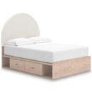  Size_Full -- Arloster PCB1566B5 Full Upholstered Panel Bed with Storage IMAGE 1