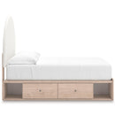  Size_Full -- Arloster PCB1566B5 Full Upholstered Panel Bed with Storage IMAGE 4
