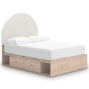  Size_Full -- Arloster PCB1566B7 Full Upholstered Panel Bed with Storage IMAGE 1