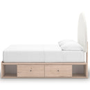  Size_Full -- Arloster PCB1566B7 Full Upholstered Panel Bed with Storage IMAGE 4
