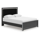  Size_Queen -- Zuraleus PCB3380B2 Queen Upholstered Platform Bed IMAGE 1