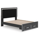  Size_Queen -- Zuraleus PCB3380B4 Queen Upholstered Panel Storage Bed IMAGE 6