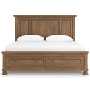  Size_King -- Feddinger PCB779B12 King Panel Storage Bed IMAGE 3