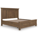  Size_California King -- Feddinger PCB779B13 California King Panel Storage Bed IMAGE 6