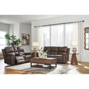  Manufacturer Color_Espresso -- Bleckley PCU1200118 Power Reclining Loveseat with Console and Adjustable Headrest IMAGE 9