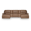  Signature Design by Ashley DeepWakes PCU62606S41 5 pc Reclining Sectional with Double Chaise and Storage Consoles IMAGE 1