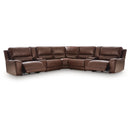 Signature Design by Ashley DeepWakes PCU62607S34 7 pc Reclining Sectional with Storage Consoles IMAGE 1