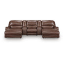  Signature Design by Ashley DeepWakes PCU62607S41 5 pc Reclining Sectional with Double Chaise and Storage Consoles IMAGE 1