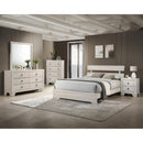  Size_Queen -- Atticus B6982-Q-BED Queen Bed - White IMAGE 3