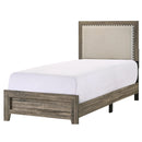 Size_Twin -- Millie B9205-T-BED Twin Upholstered Bed IMAGE 1