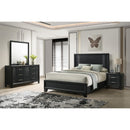  Size_Full -- Charlie B9235-F Full Bed - Charcoal IMAGE 4