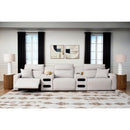  Manufacturer Color_Stone -- ModMax II 65907S13 5 pc Power Reclining Sectional with Audio Consoles IMAGE 2