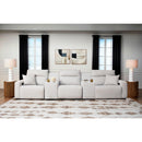  Manufacturer Color_Stone -- ModMax II 65907S14 5 pc Power Reclining Sectional with Consoles IMAGE 1