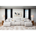  Manufacturer Color_Stone -- ModMax II 65907S16 5 pc Power Reclining Sectional with Chaise and Consoles IMAGE 1