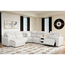  Manufacturer Color_Stone -- ModMax II 65907S29 6 pc Reclining Sectional with Chaise and Audio Console IMAGE 2