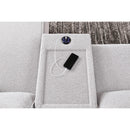  Manufacturer Color_Stone -- ModMax II 65907S7 7 pc Power Reclining Sectional with Chaise and Audio Consoles IMAGE 6